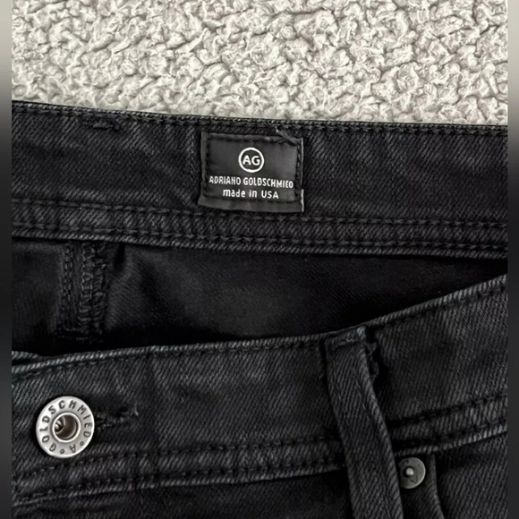 AG Adriano Goldschmied Protege Straight Mens 38x32 black - Picture 7 of 8